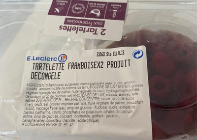 Tartelette framboise