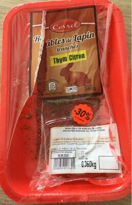 Râbles de lapin thym citron