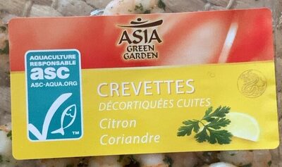Crevettes décortiquées cuites Citron Coriandre