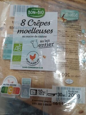 Crêpe moelleuses