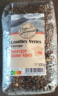 Lentilles vert d'Auvergne