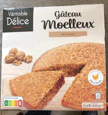 Gâteau Moelleux aux noix
