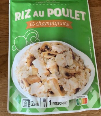 Riz au poulet et champignons