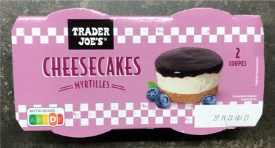 Cheesecake myrtilles