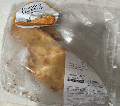 Breaded Haddock Ready To Cook