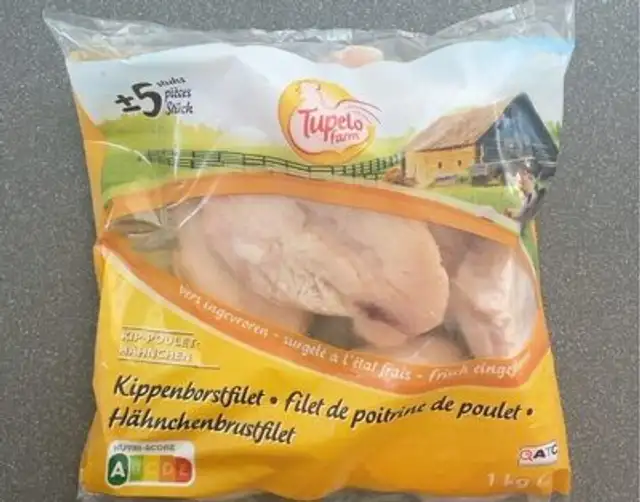 Filet de poitrine de poulet front packaging