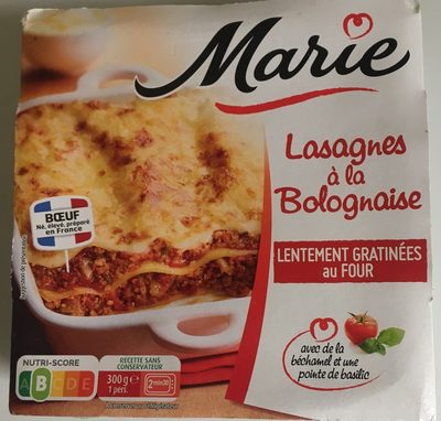Lasagnes à la bolognaise