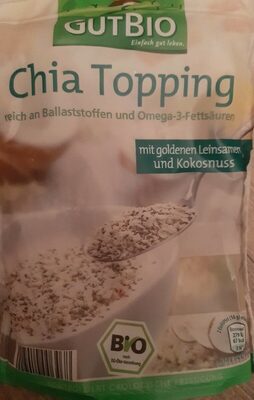 Chia Topping front packaging