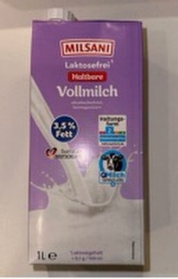Haltbare Vollmilch Laktosefrei