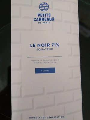 Chocolat noir 71%
