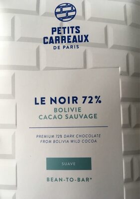 Le Noir 72% front packaging