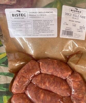 Chorizo criollo pincho