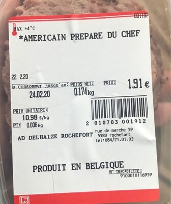 American prepare du chef