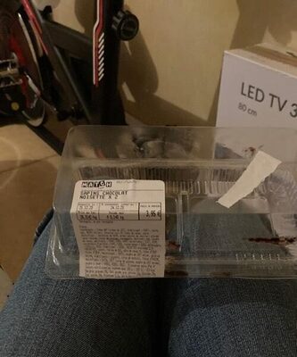 Sapins chocolat noisettes