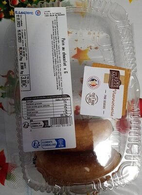 Pain au chocolat x6 front packaging