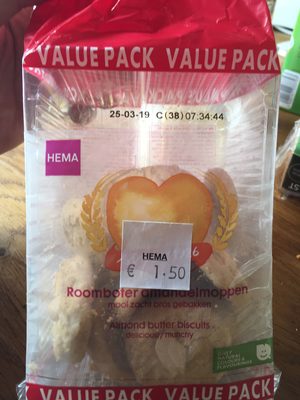 Roomboter amandelmoppen