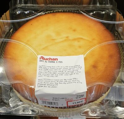 Tarte au fromage front packaging