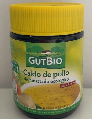 Caldo de pollo deshidratado ecologico