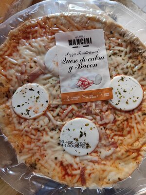 Pizza Queso de Cabra y Bacon