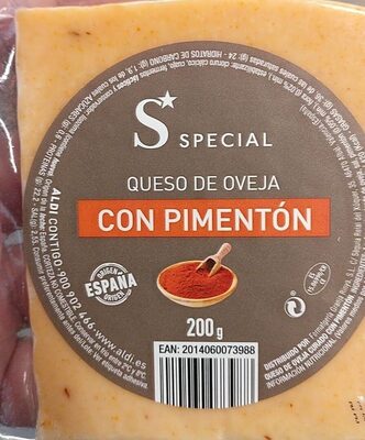 Queso de oveja con pimentón