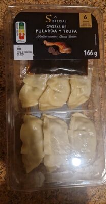 Gyozas de pularda y trufa