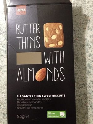 Butter Thins with Almonds