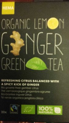 Hema Organic Lemon Ginger Green Tea