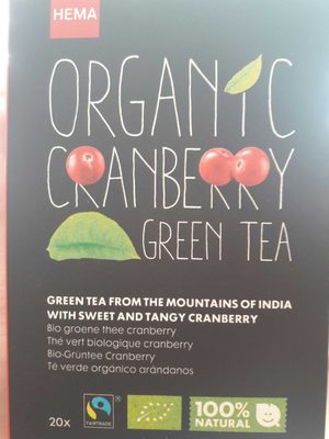 Organic Cranberry Green Tea