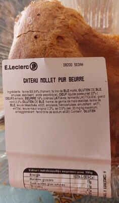 Gâteau  Mollet