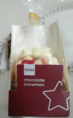 Chocolate Snowmen front packaging