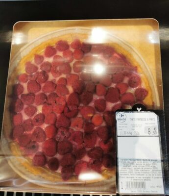 Tarte framboise 6 parts front packaging