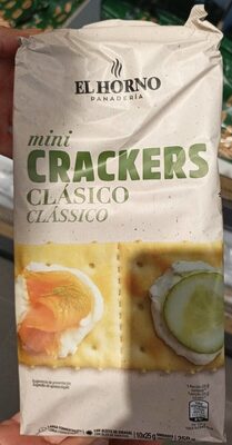 Mini crackers clasico front packaging