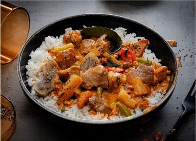 Curry Rouge de Porc à l'Annanas