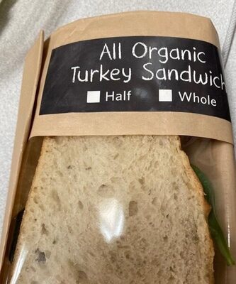 All Organic Turkey Sandwich
