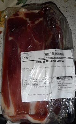 LONCHAS DE JAMON front packaging