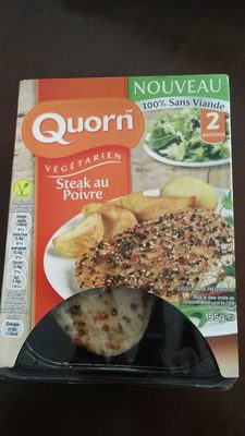 Steak au poivre végétarien