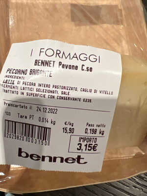 pecorino brigante bennet