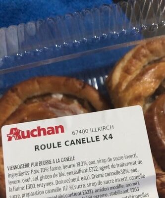 Roulé canelle front packaging