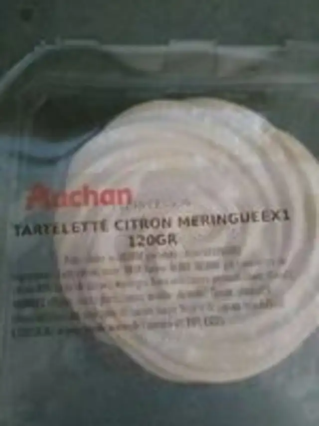 Tartelette citron meringuée