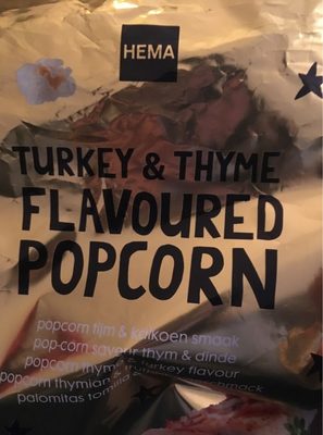 Turkey & thyme flavour popcorn