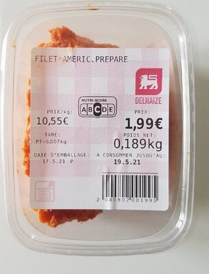 Filet américain préparé