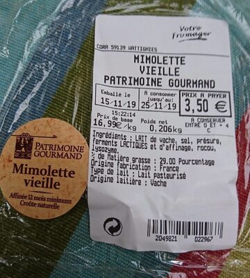 Mimolette vieille