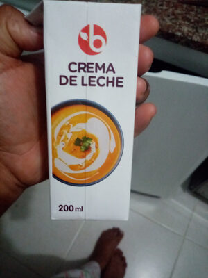 Crema de Leche front packaging