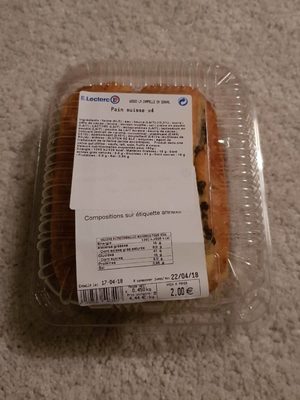 Pain suisse front packaging