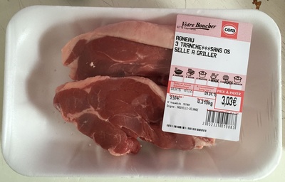 Agneau : 3 tranches *** sans os, selle, à griller