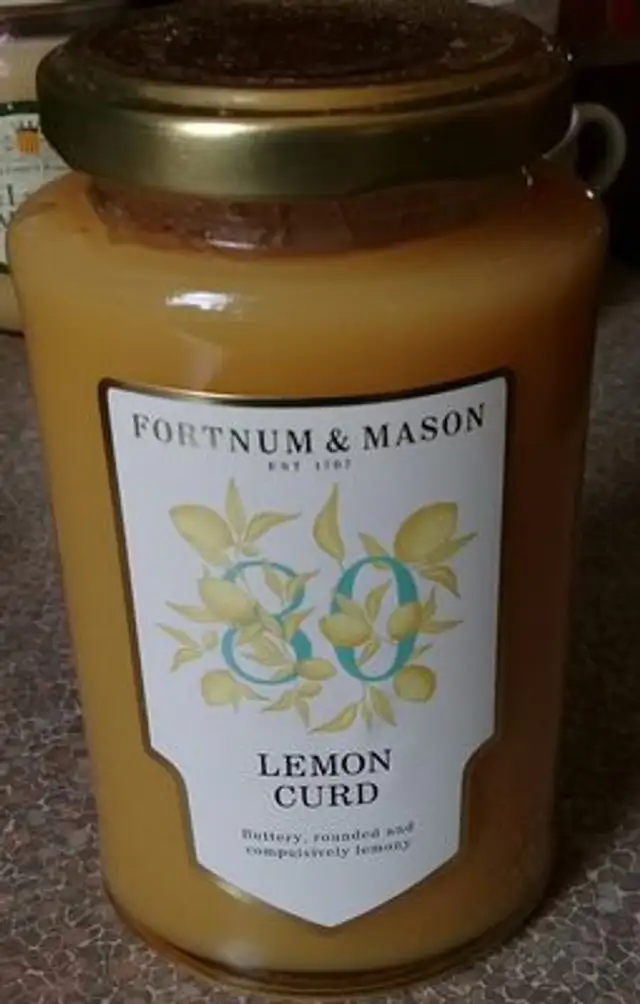 Lemon curd front packaging