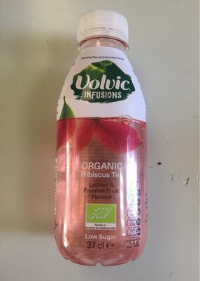 Volvic Hibiscus Tea front packaging