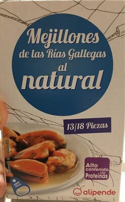 Mejillones de las rías gallegas al natural