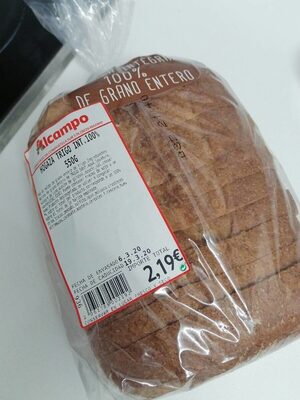 Hogaza de trigo 100% integral Alcampo
