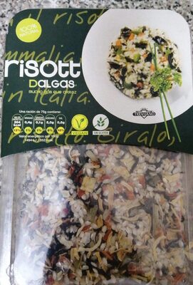 Risoto de algas front packaging